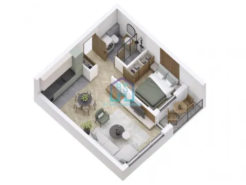 Prodaja, jednosoban stan, 41m², Petrovaradin, Novi Sad