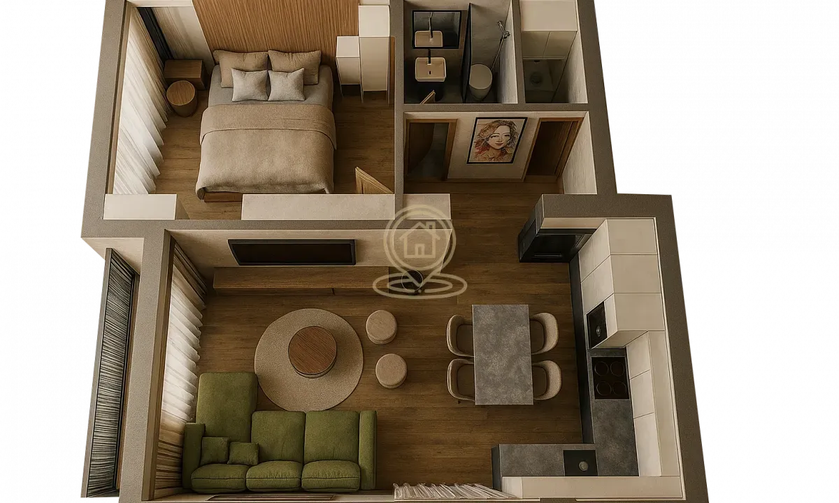 Prodaja, dvosoban stan, 52m², Palilula, Niš