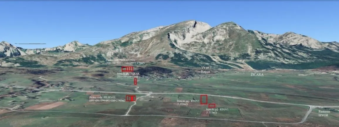 Sale, land lot, 694m², Pašina Voda, Žabljak