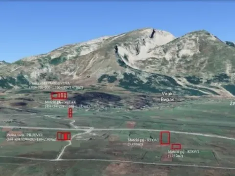 Zemljište in Pašina Voda