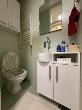 Manje kupatilo sa umivaonikom, ormarićem i toaletom. - image 20