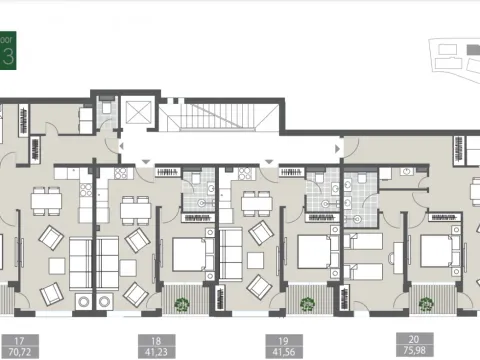 Prodaja, dvosoban stan, 73m², Tivat, Crna Gora - image 9