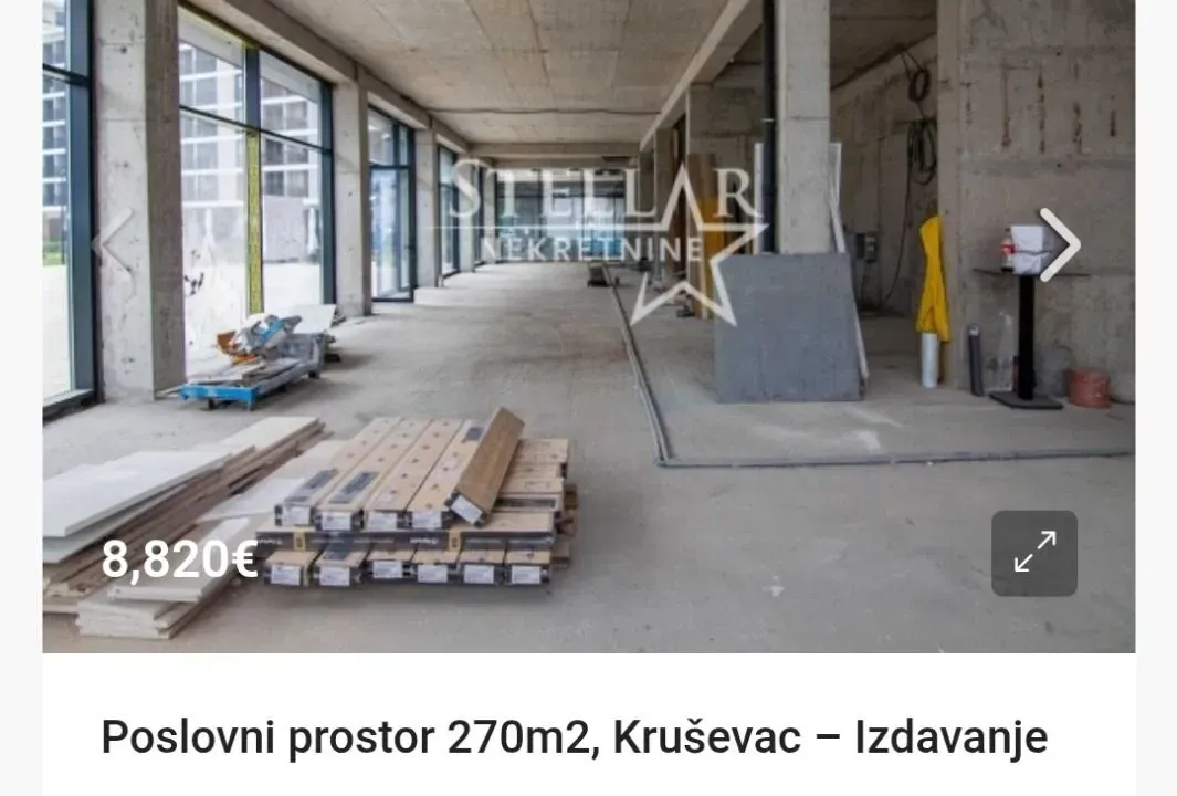 Rent, office space, 270m², Kruševac, Podgorica