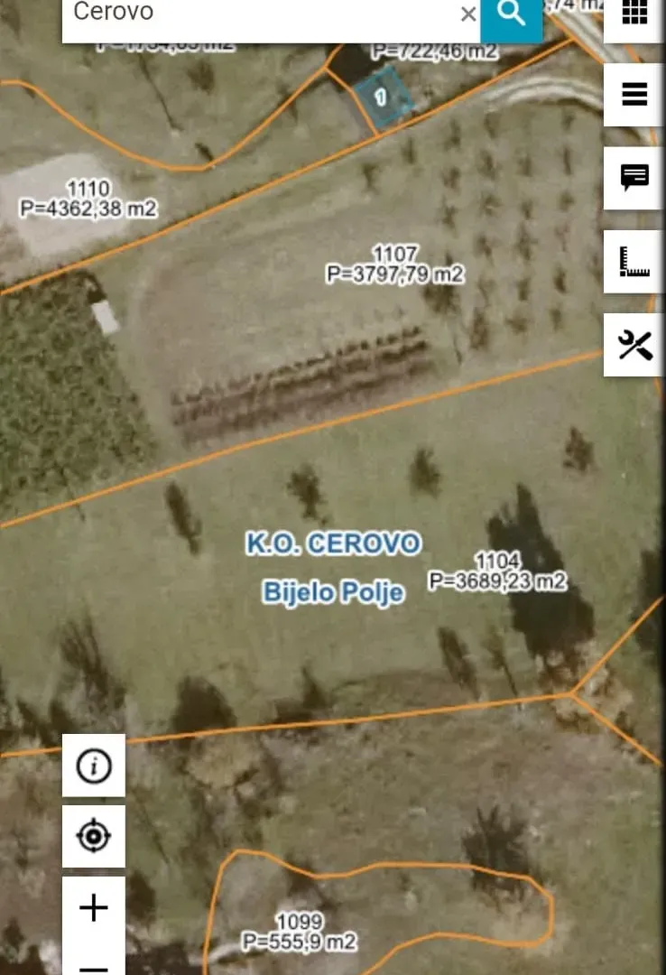 Prodaja, plac, 3689m², Bijelo Polje, Podgorica