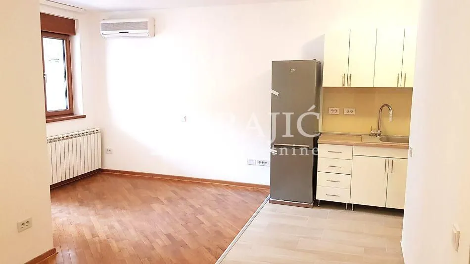 Dnevna soba sa kuhinjom i trpezarijom.