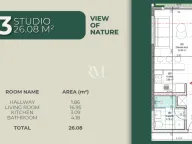 Sale, studio apartment, 26m², Kavač, Kotor - image 6