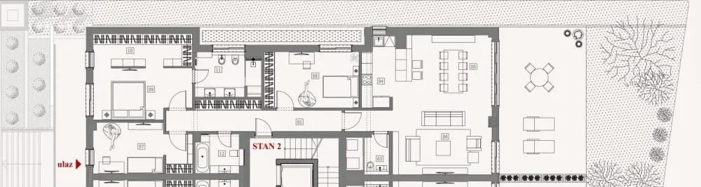 Sale, four bedroom apartment, 148m², Čubura, Beograd