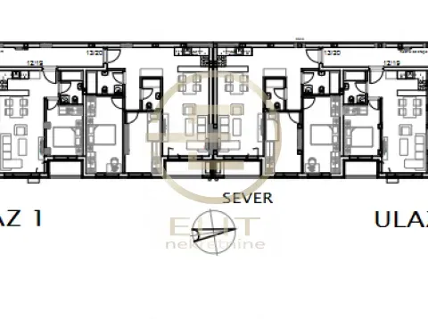 Sale, two bedroom apartment, 42m², Telep, Novi Sad Sve Podlokacije - image 3