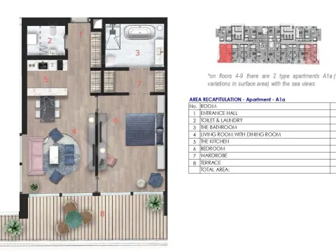 Prodaja, dvosoban stan, 134m², Budva, Crna Gora - image 12