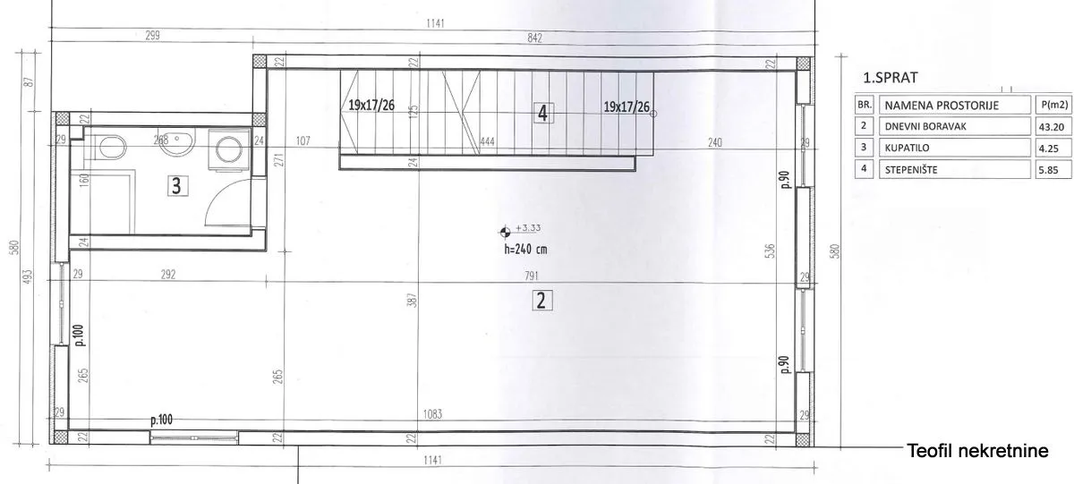 Sale, house, 77m², Stari Grad, Beograd