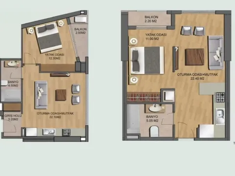 Sale, one bedroom apartment, 41m², Bar, Crna Gora - image 1