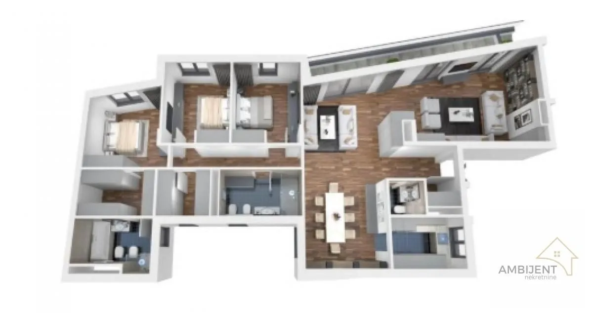 Sale, four bedroom apartment, 161m², Stari Grad, Beograd