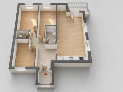 Prodaja, četvorosoban stan, 80m², Mala vaga, Kragujevac - image 3