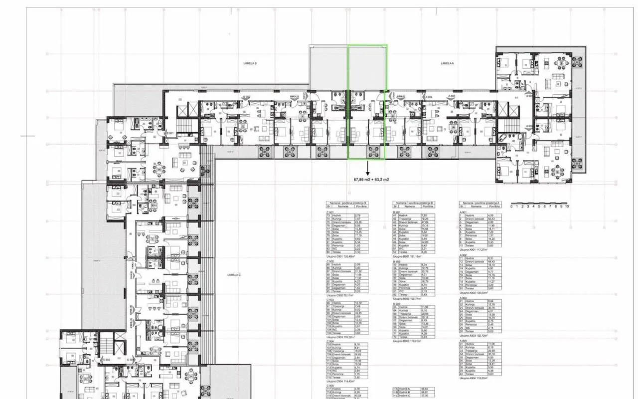 Sale, two bedroom apartment, 131m², Budva, Crna Gora