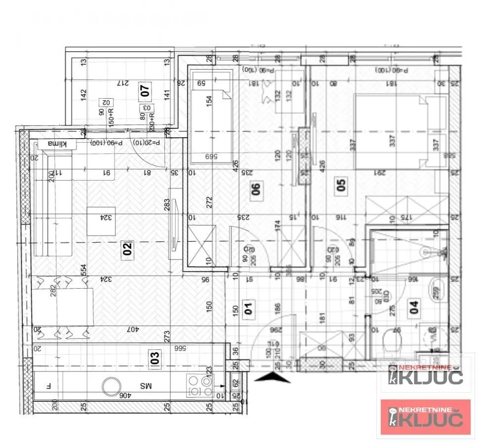 Prodaja, dvosoban stan, 53m², Liman 4, Novi Sad Sve Podlokacije