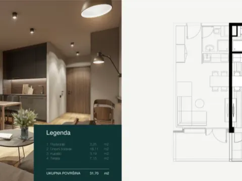 Sale, one bedroom apartment, 31m², Brzeće, Kopaonik - image 4