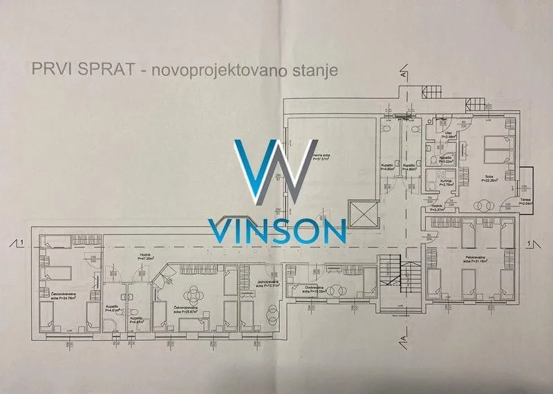 Sale, office space, 970m², Beočić, Rekovac