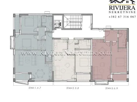 Prodaja, dvosoban stan, 77m², Kava, Tivat - image 4