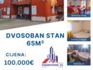 Sale, two bedroom apartment, 65m², Ibričevina, Podgorica - image 1