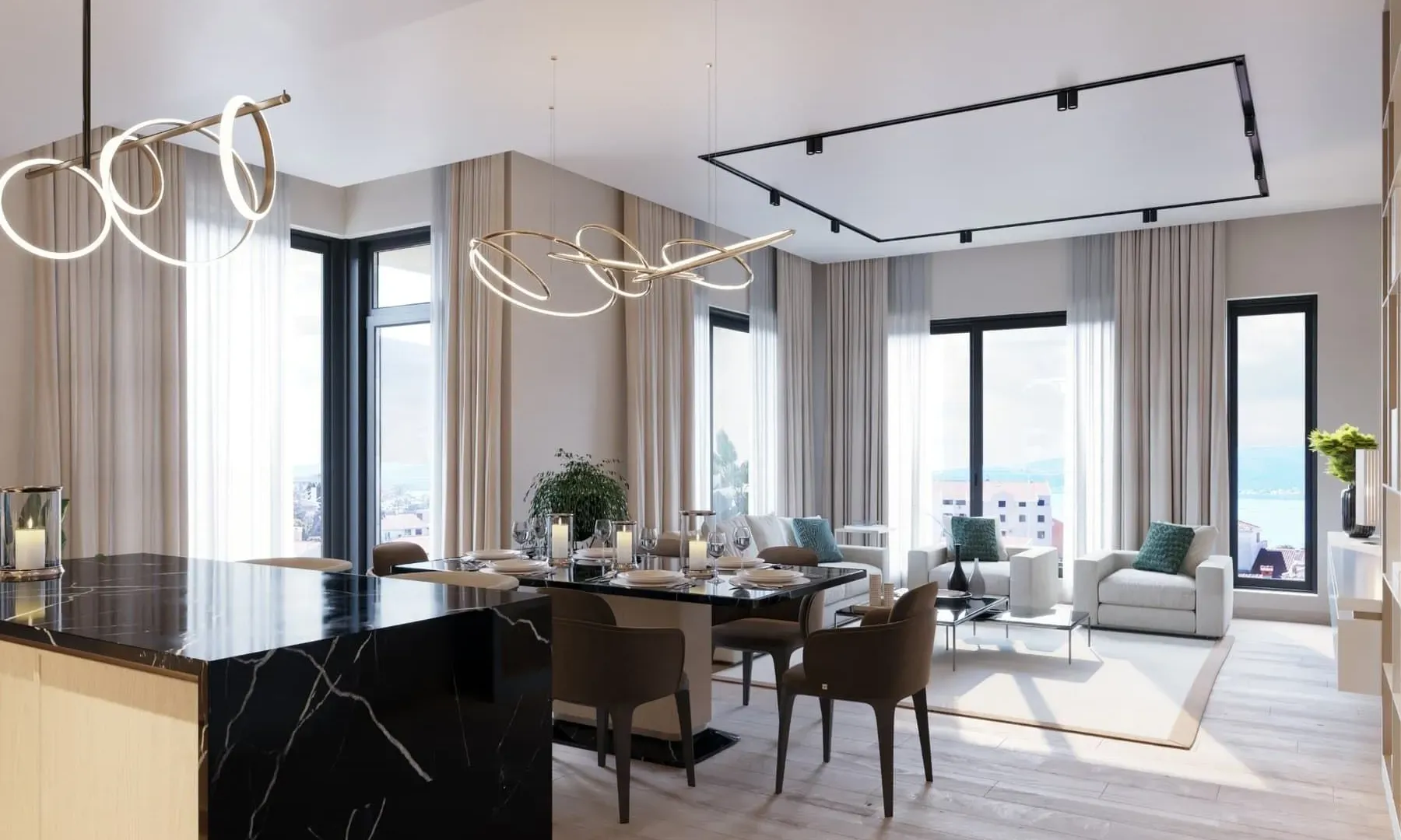 Prodaja, trosoban stan, 107m², Tivat, Crna Gora