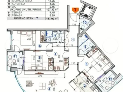 Rent, three bedroom apartment, 120m², Vezirov Most, Podgorica - image 2