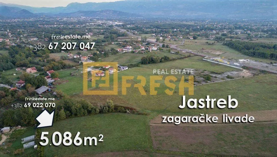 Prodaja, plac, 5086m², Danilovgrad, Crna Gora