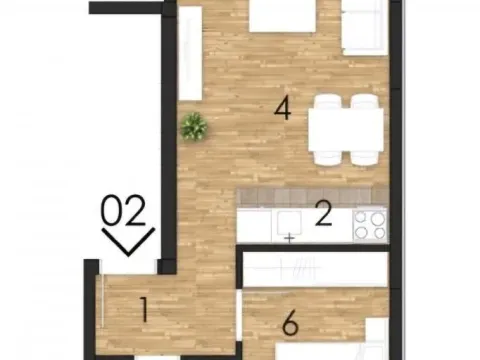 Sale, one bedroom apartment, 38m², Adice, Novi Sad Sve Podlokacije - image 2