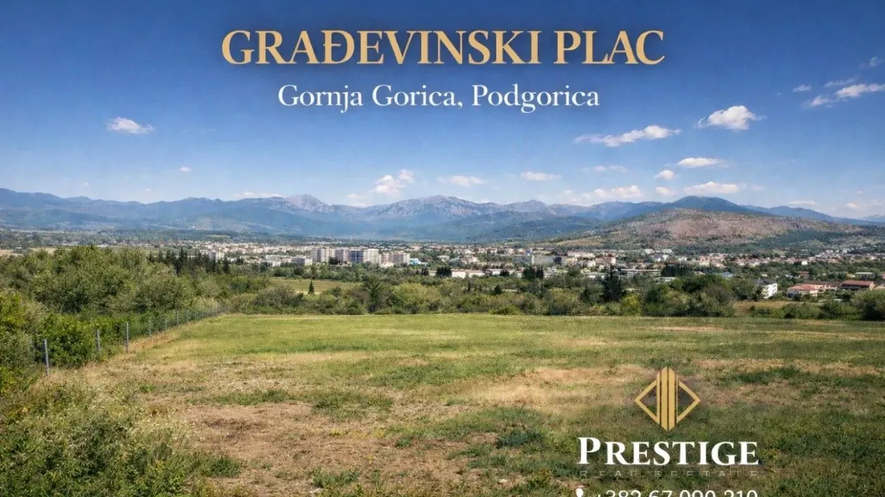 Prodaja, plac, 750m², Gornja Gorica, Podgorica