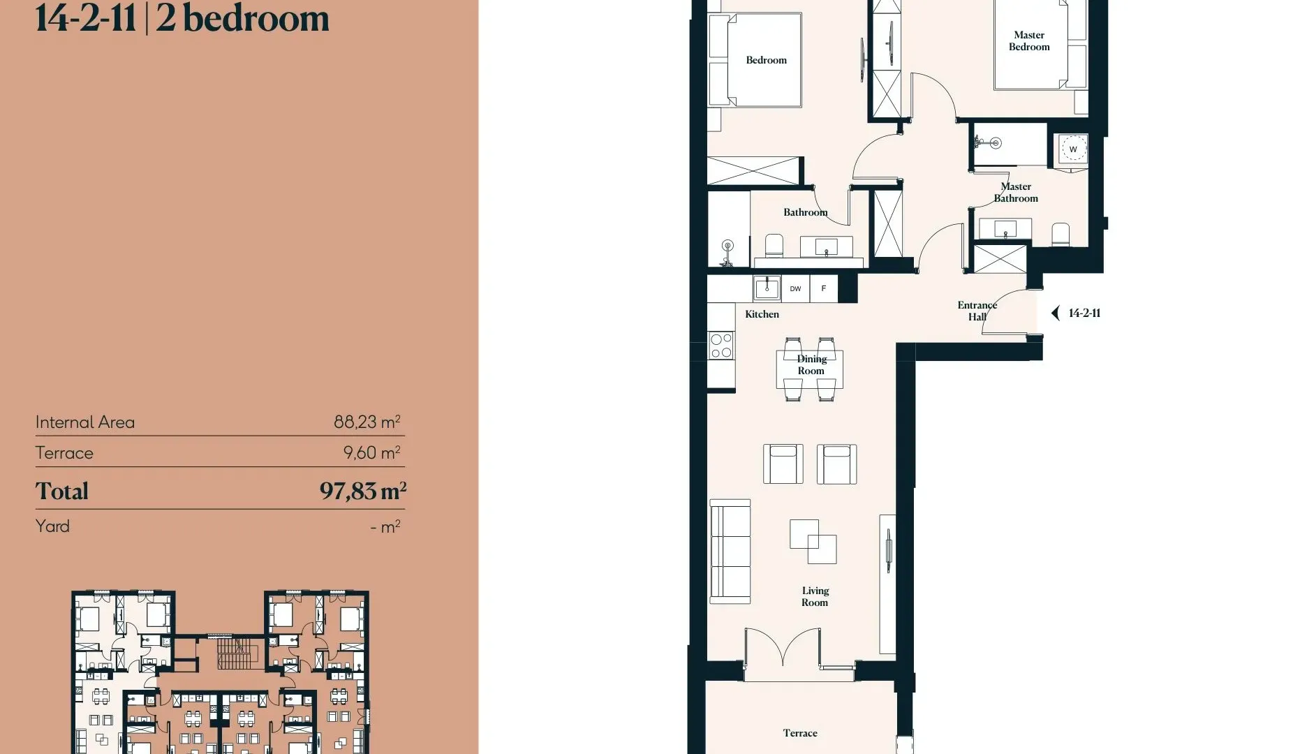 Prodaja, stan, 97m², Tivat, Crna Gora