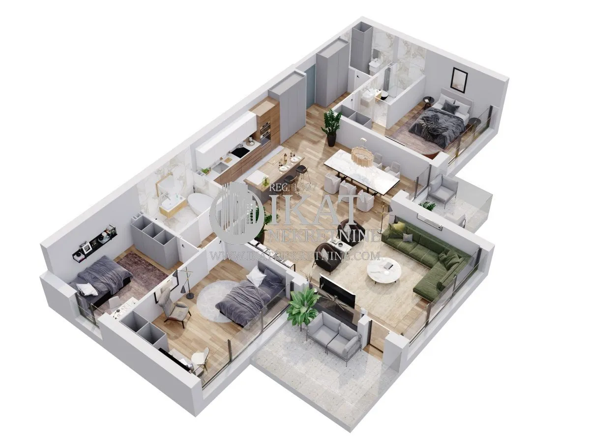 Prodaja, četvorosoban stan, 147m², Vračar Hram, Vračar Sve Podlokacije