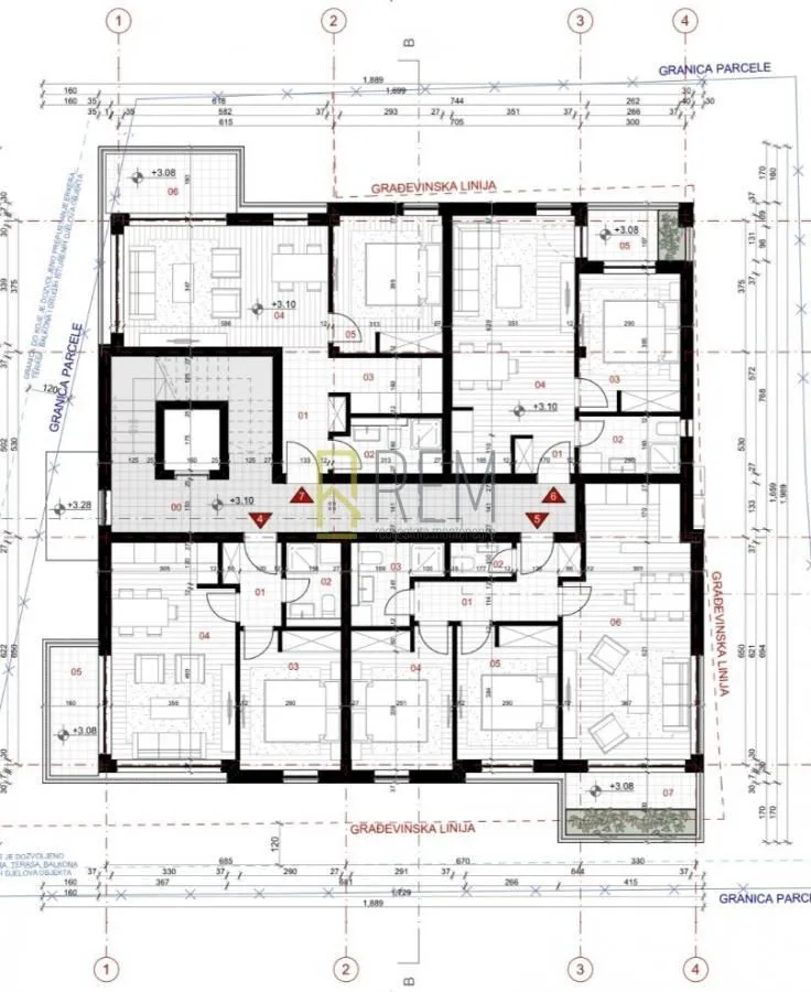Rent, one bedroom apartment, 45m², Centar, Budva