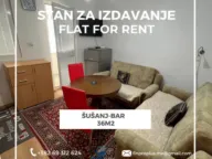 Rent, one bedroom apartment, 36m², Šušanj, Bar - image 1