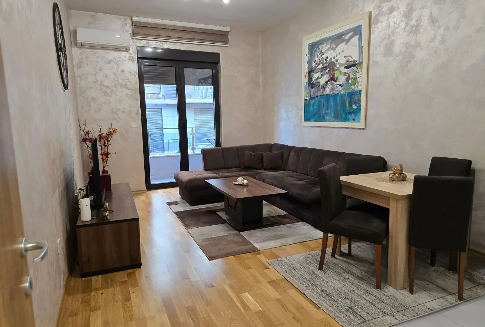 Rent, one bedroom apartment, 54m², Zabjelo, Podgorica