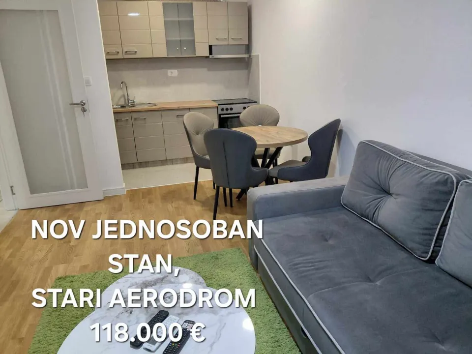 Sale, one bedroom apartment, 42m², Stari Aerodrom, Podgorica