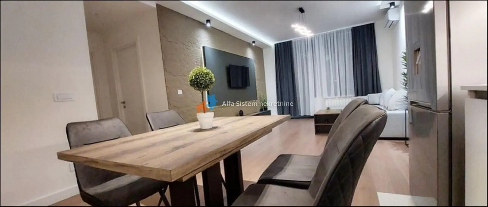 Izdavanje, dvosoban stan, 59m², Savski Venac, Beograd