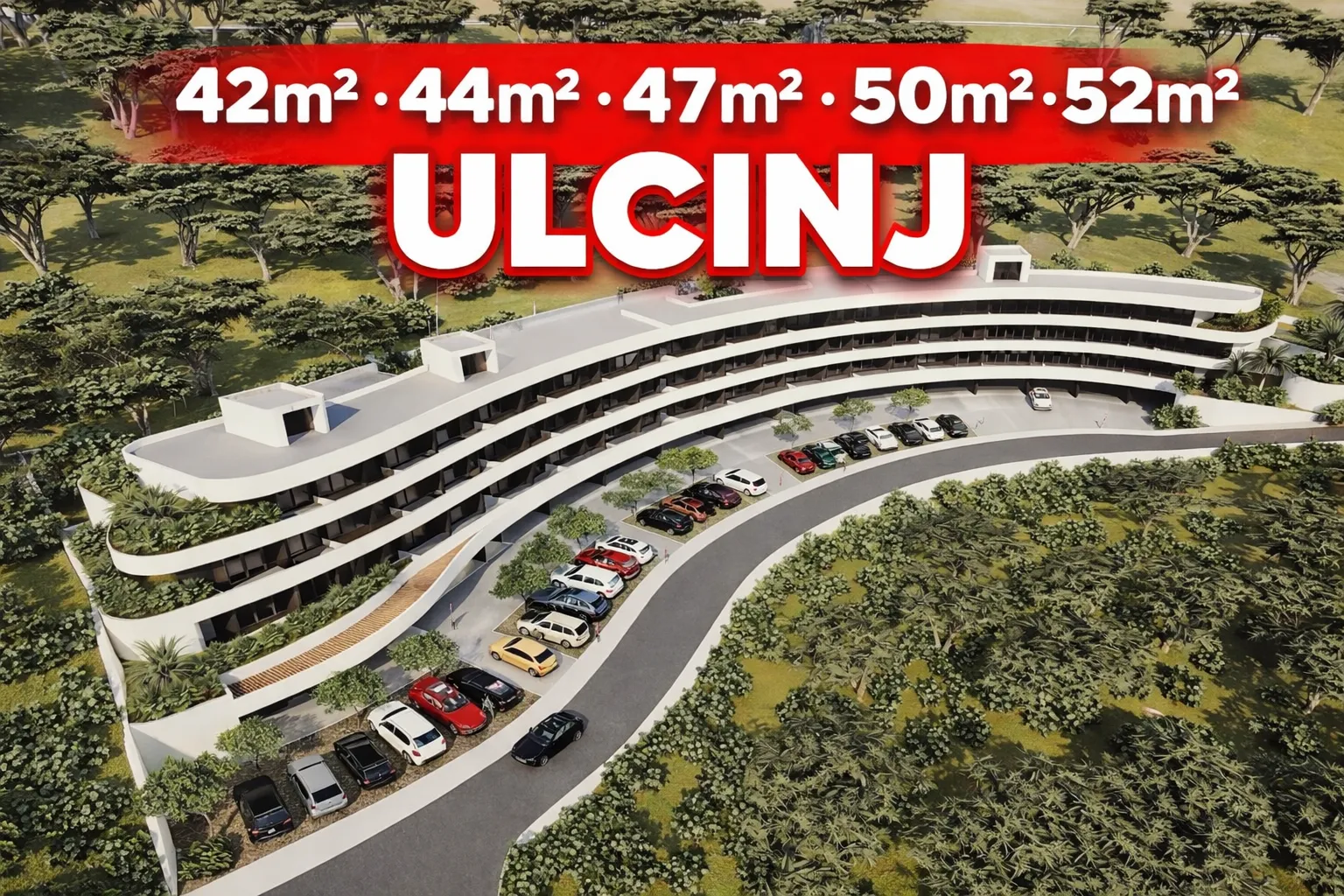 Prodaja, jednosoban stan, 48m², Centar, Ulcinj