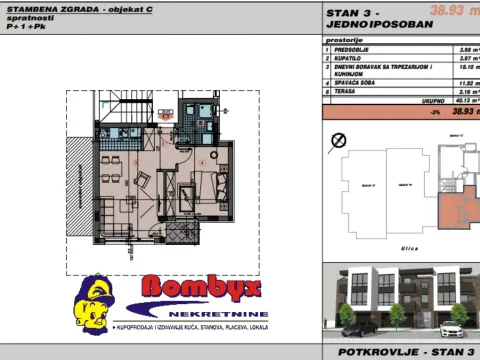 Prodaja, jednosoban stan, 38m², Adice, Novi Sad Sve Podlokacije - image 9
