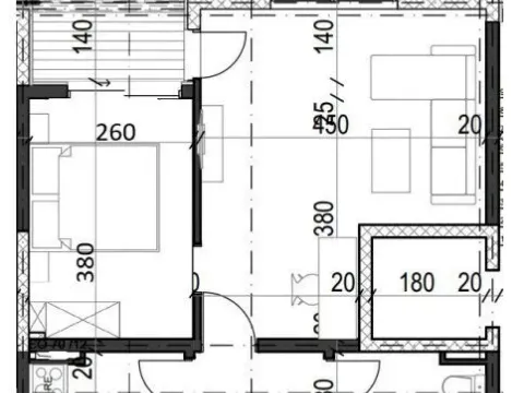 Prodaja, jednosoban stan, 45m², Radanovići, Kotor - image 3