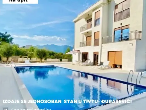 Rent, one bedroom apartment, 51m², Tivat, Crna Gora