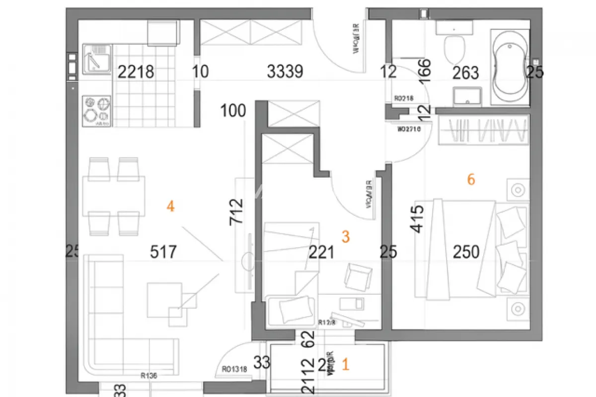 Sale, three bedroom apartment, 51m², Telep, Novi Sad Sve Podlokacije