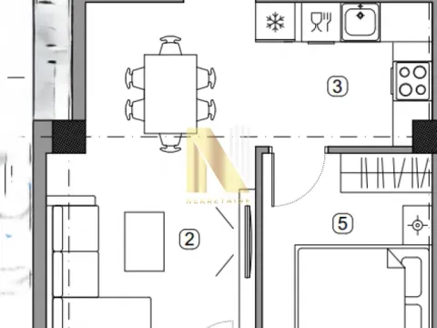 Sale, two bedroom apartment, 44m², Centar, Inđija - image 2