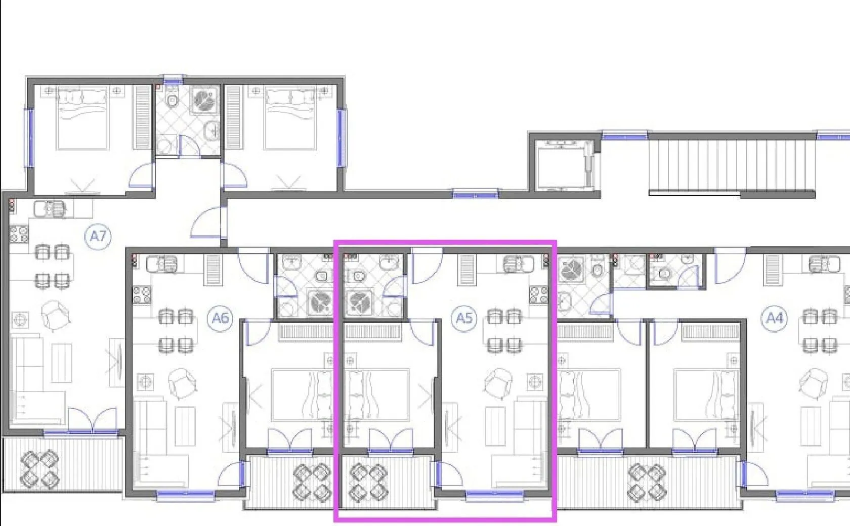 Prodaja, jednosoban stan, 44m², Dubovica, Budva
