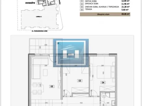 Sale, two bedroom apartment, 65m², Centar, Jagodina - image 3