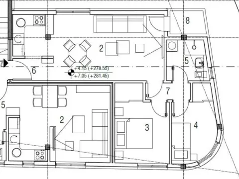 Sale, two bedroom apartment, 55m², Palilula, Niš - image 3