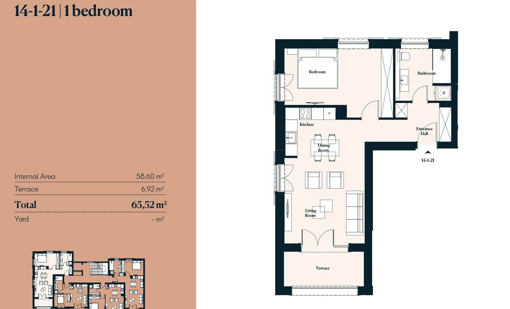 Prodaja, stan, 65m², Tivat, Crna Gora