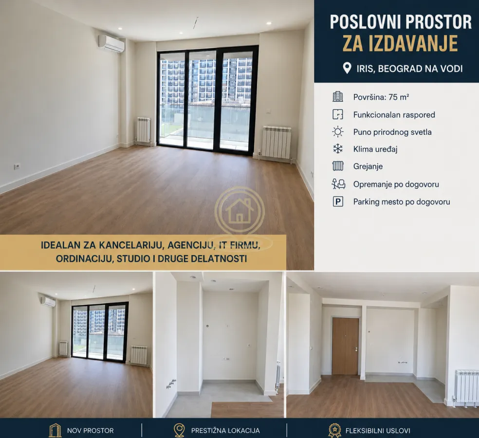 Rent, office space, 75m², Savski Venac, Beograd