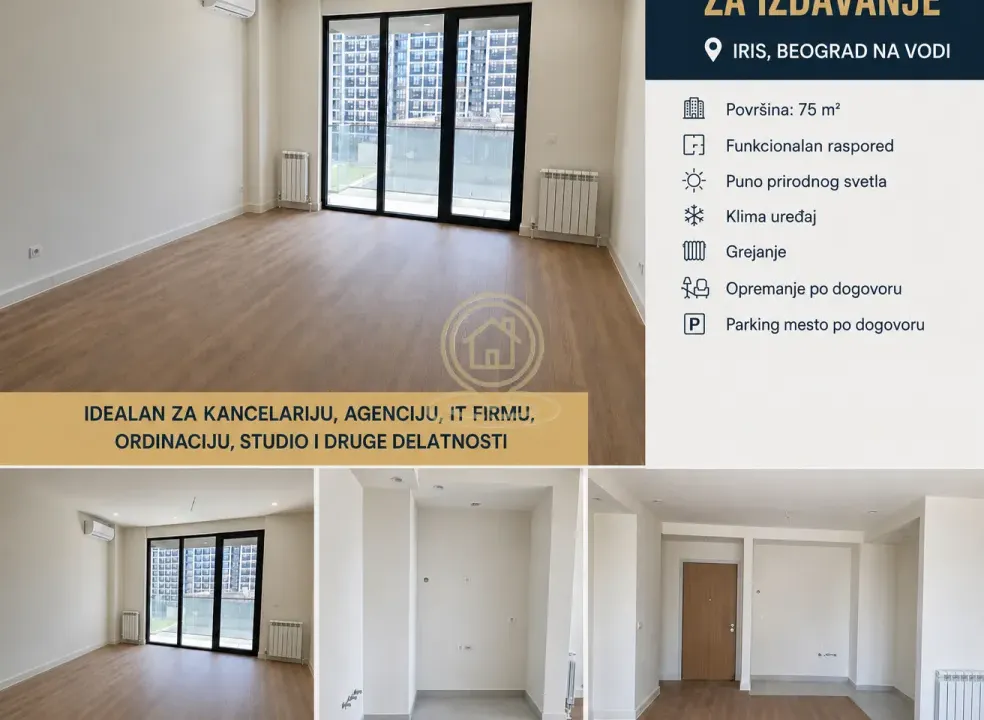 Rent, office space, 75m², Savski Venac, Beograd