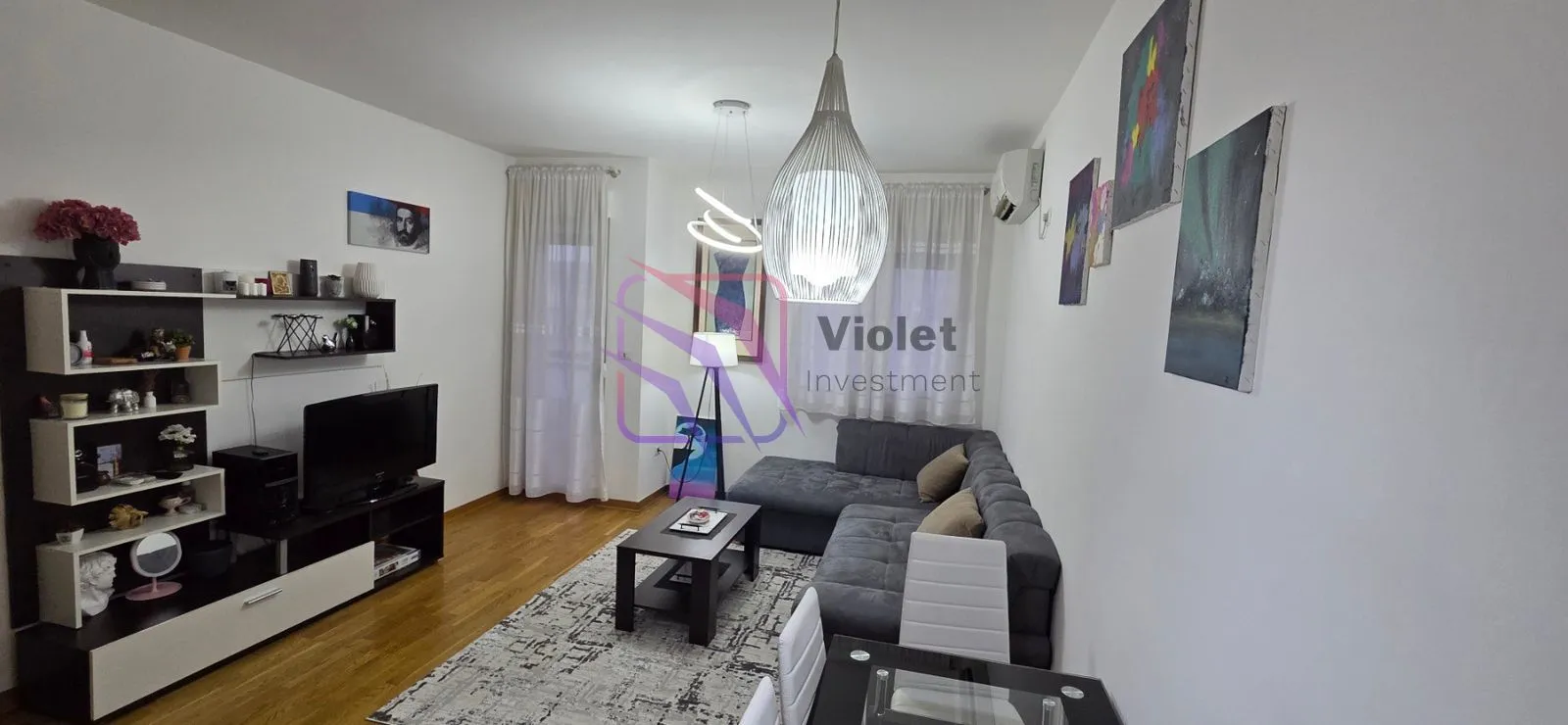 Izdavanje, jednosoban stan, 43m², City Kvart, Podgorica