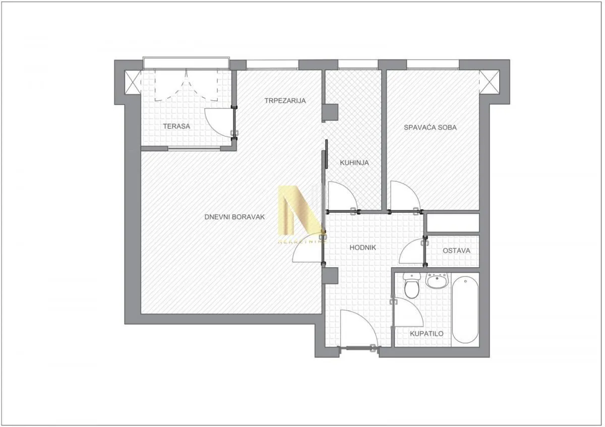 Izdavanje, dvosoban stan, 51m², Bulevar Oslobodjenja, Novi Sad Sve Podlokacije