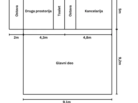 Rent, office space, 150m², Telep, Novi Sad Sve Podlokacije - image 7